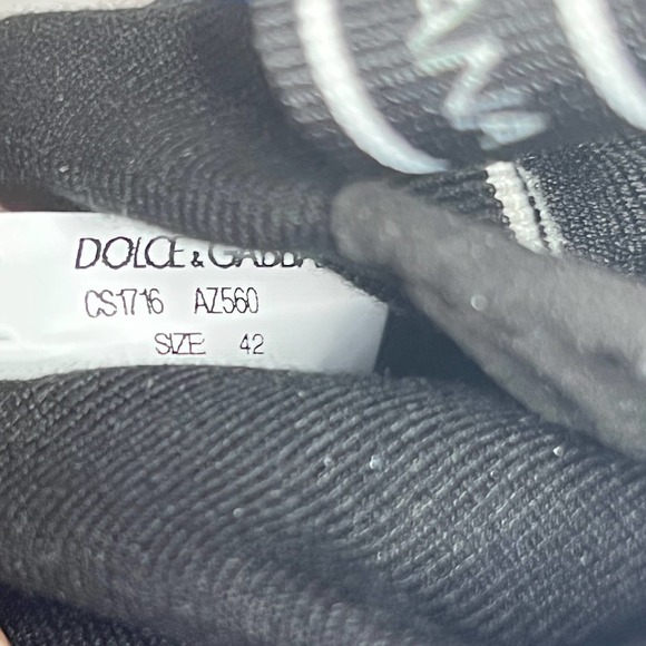 Dolce & Gabbana Hightop Sorrento Sneakers with DG Logo in Blue - Picture 9 of 10